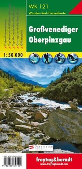neuveden: WK Großvenediger, Oberpinzgau 1:50 000 / turistická mapa neuveden: WK Großvenediger, Oberpinzgau 1:50 000 / turistická mapa
