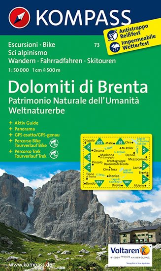 neuveden: Dolomiti di Brenta 73 Kompass