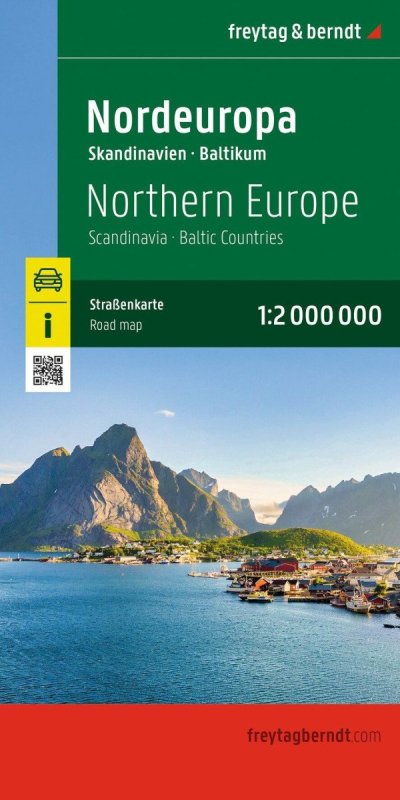 : Severní Evropa 1:2 000 000 / silniční mapa