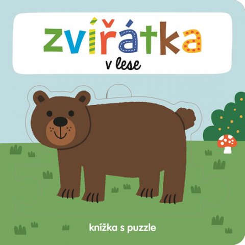 neuveden: Zvířátka v lese - knížka s puzzle