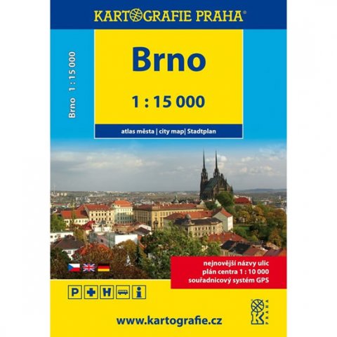 neuveden: Brno - atlas města/1:15 tis.