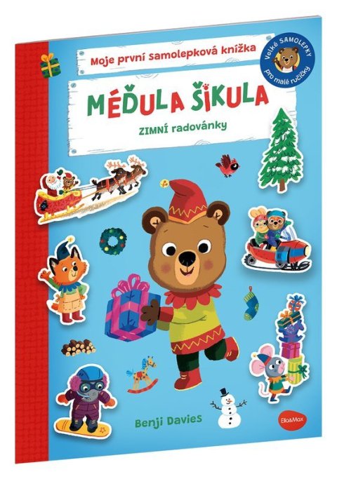 : Méďula Šikula: Zimní radovánky - Samolepková knížka