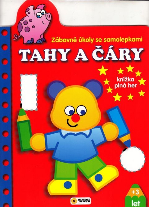 neuveden: Tahy a čáry - Zábavné úkoly se samolepkami