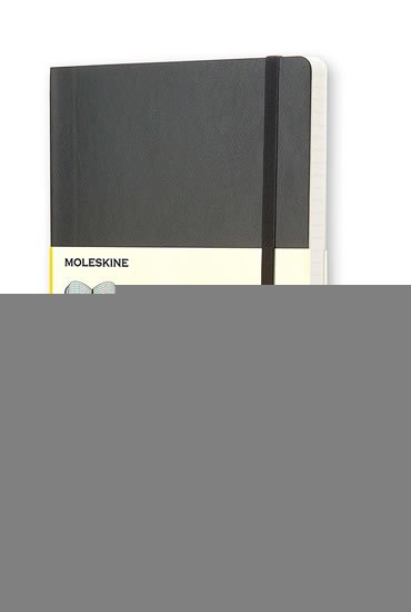 neuveden: Zápisník Moleskine - měkké desky, S, čtverečkovaný - černý