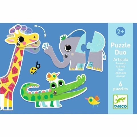 neuveden: DJECO Duo puzzle Articulo Animals
