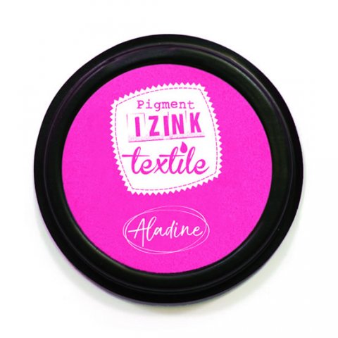 neuveden: Razítkovací polštářek na textil IZINK textile - růžový neuveden: Razítkovací polštářek na textil IZINK textile - růžový
