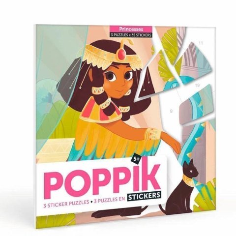 neuveden: Poppik Samolepkové puzzle - Princezny