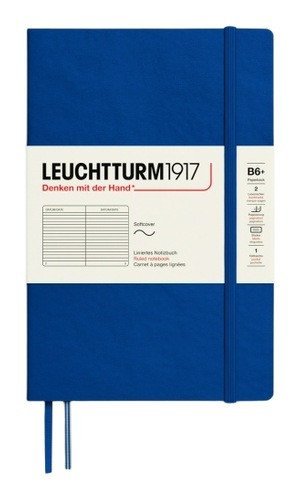 -: Zápisník Indigo, Softcover, Paperback B6+, 123l, linkovaný