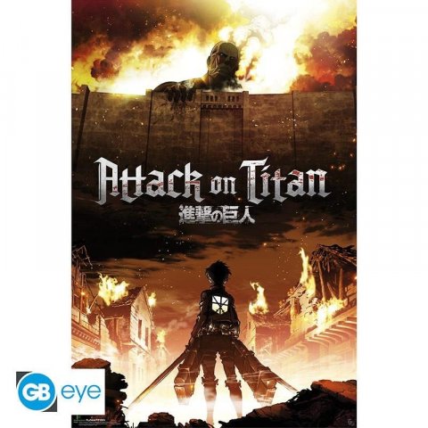 neuveden: Attack on Titan Plakát Maxi 91,5 x 61 cm