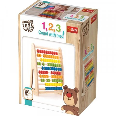 neuveden: Barevné dřevěné počítadlo / Wooden Toys