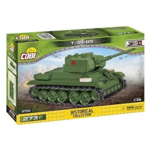 neuveden: Stavebnice COBI II WW T-34/85, 1:48, 273 kostek