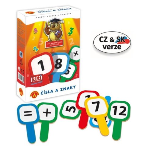 neuveden: PEXI Cedulky - Čísla a znaky