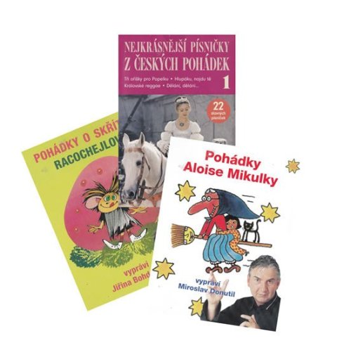 neuveden: Dětský balíček 3CD (Pohádky Aloise Mikulky; Pohádky o skřítku Racochejlovi;