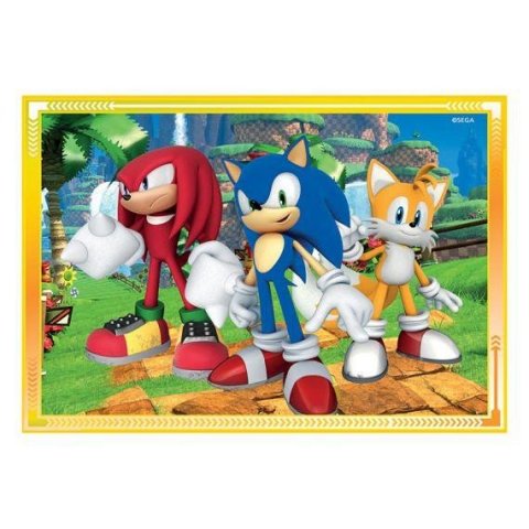neuveden: Puzzle Sonic 4v1 (12+16+20+24 dílků)