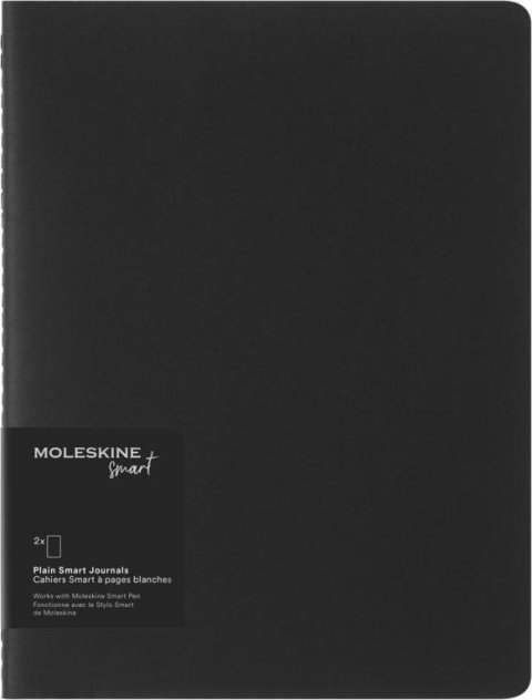 neuveden: Moleskine Smart Cahier Sešit 2 ks černý XL, čistý neuveden: Moleskine Smart Cahier Sešit 2 ks černý XL, čistý
