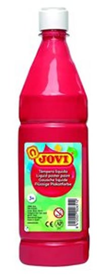 neuveden: JOVI temperová barva 1000ml v lahvi červená neuveden: JOVI temperová barva 1000ml v lahvi červená