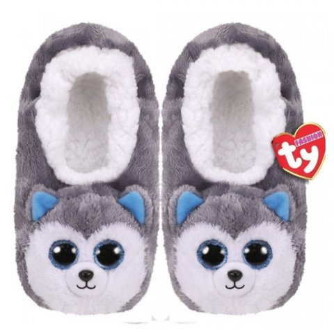neuveden: Ty Fashion bačkůrky SLUSH - husky, velikost M (32-34) neuveden: Ty Fashion bačkůrky SLUSH - husky, velikost M (32-34)