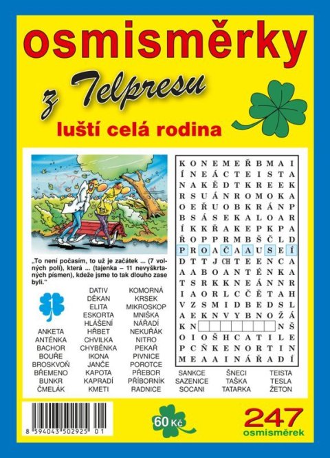 : Osmisměrky z Telpresu luští celá rodina 2/2026 - 247 osmisměrek