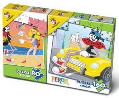 neuveden: Puzzle Mix 80/160 - Ferda Mravenec neuveden: Puzzle Mix 80/160 - Ferda Mravenec