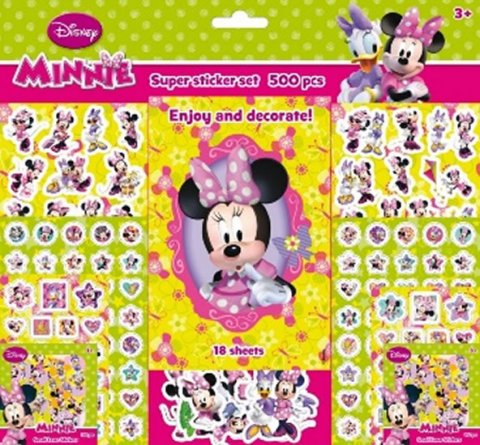 neuveden: Minnie - 500 samolepek