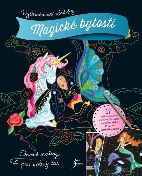 neuveden: Vyškrabávací obrázky: Magické bytosti