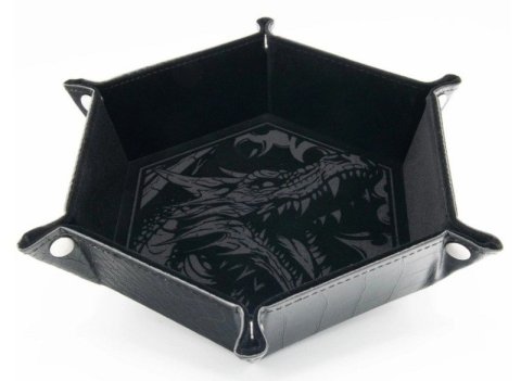 : Dice tray - Tray Dragon Skin - Černá