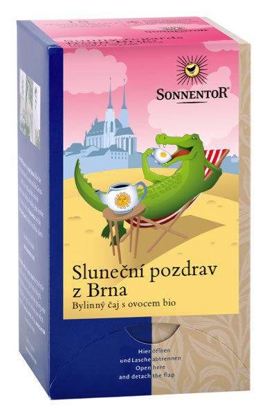 neuveden: Sonnentor - Sluneční pozdrav z Brna bio ovocný čaj s bylinkami