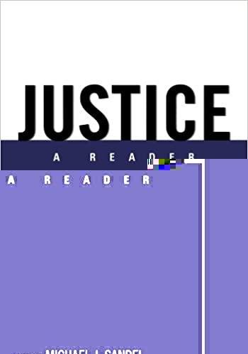 Sandel Michael J.: Justice: A Reader