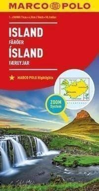 neuveden: Island, Faerské ostrovy 1:650 000 / turistická mapa (ZoomSystem)