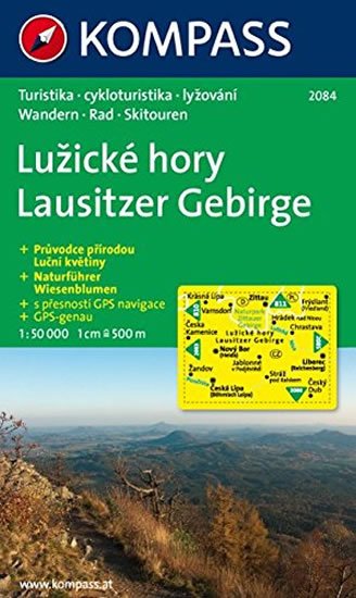 neuveden: Lužické hory 2084 NKOM 1:50T neuveden: Lužické hory 2084 NKOM 1:50T