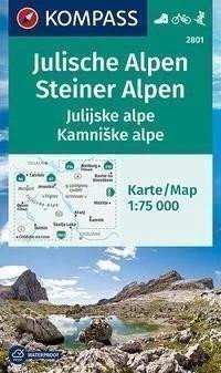 neuveden: Julische Alpen, Julijske alpe, Steiner Alps/Kamniske alpe 1:75 000 / turist