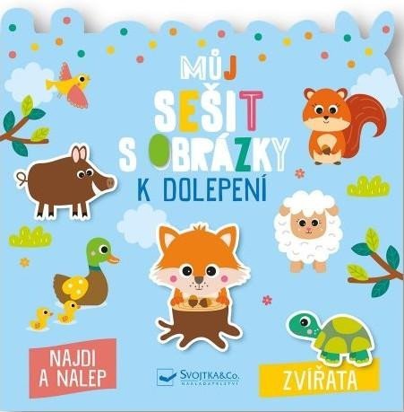 neuveden: Můj sešit s obrázky k dolepení Zvířata