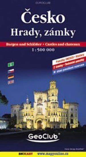 neuveden: Česko hrady a zámky automapa 1:500 000 neuveden: Česko hrady a zámky automapa 1:500 000