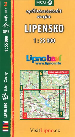 neuveden: Lipensko - cykloturistická mapa č. 2 /1:55 000