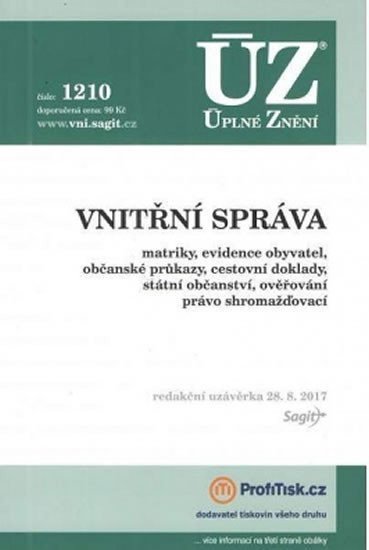 neuveden: ÚZ 1210 Vnitřní správa