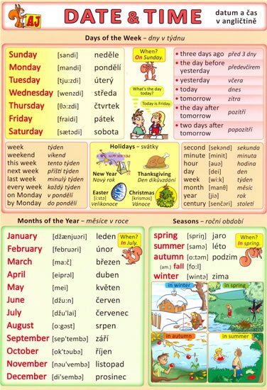 kolektiv autorů: Datum a čas v angličtině