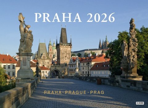 neuveden: Kalendář 2026 Praha - Prague - Prag - nástěnný neuveden: Kalendář 2026 Praha - Prague - Prag - nástěnný