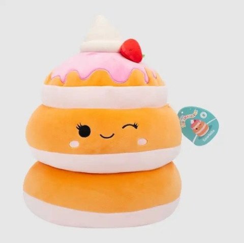 -: Squishmallows Jahodové lívance - Sawtelle 20 cm