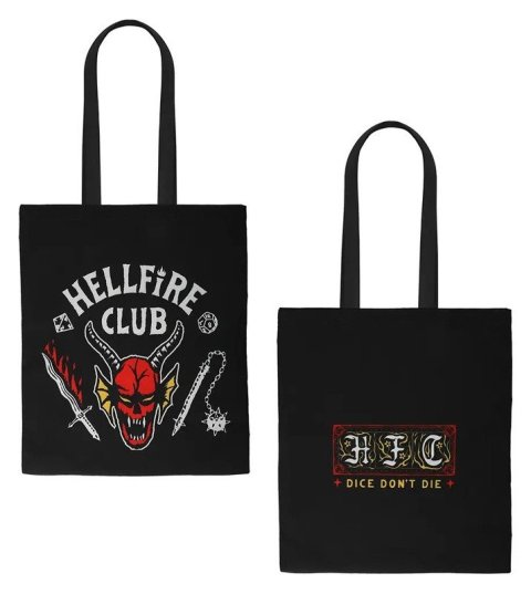 -: Stranger Things Látková taška - Hellfire Club