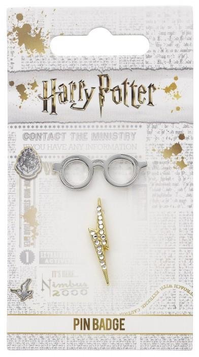 neuveden: Harry Potter: Odznak - Brýle a jizva ve tvaru blesku / sada
