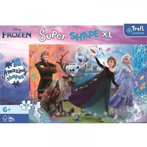 neuveden: Trefl Puzzle Super Shape XL Ledové království 2, 160 dílků