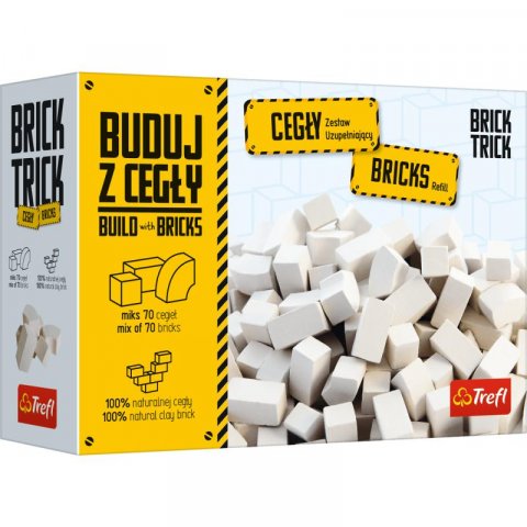 neuveden: Stavebnice Brick Trick: Cihly bílé mix 70 ks / náhradní balení