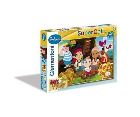 neuveden: Puzzle Jake a piráti Supercolor 2x20 dílků
