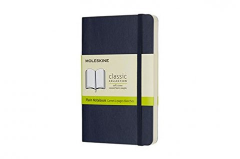 neuveden: Zápisník Moleskine - měkké desky, S, čistý - modrý neuveden: Zápisník Moleskine - měkké desky, S, čistý - modrý