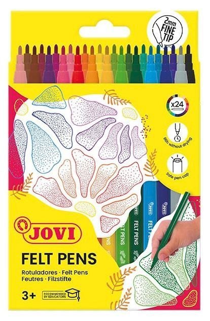 neuveden: JOVI fixy, jemný hrot - 24ks