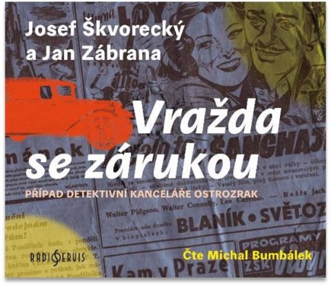Zábrana Jan: Vražda se zárukou - CDmp3 (Čte Michal Bumbálek)