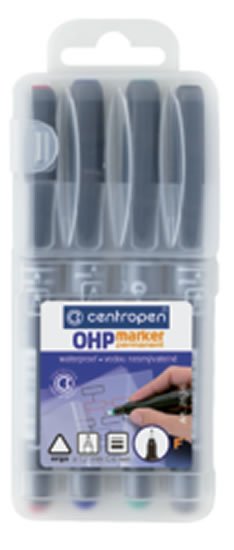 neuveden: Centropen popisovač 2636 permanent 4 ks