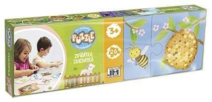 neuveden: Zvířátka - Puzzle pro předškoláky