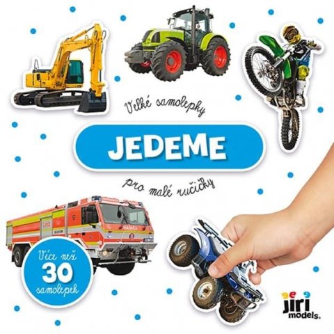 neuveden: Jedeme - Velké samolepky pro malé ručičky