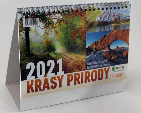 neuveden: Kalendář 2021 Krásy naší přírody - stolní